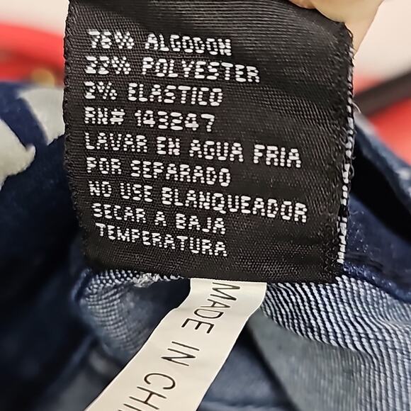 L'square Jeans Jr. Womens Acid Washed 2 Pocket Stretchy Skinny Jeans Sz 17 (NWT) - Picture 11 of 11